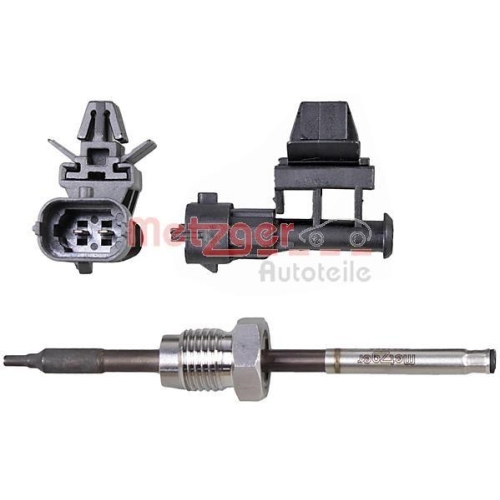 Sensor, Abgastemperatur METZGER 0894952 für OPEL VAUXHALL, vor Rußpartikelfilter