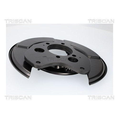 Spritzblech, Bremsscheibe TRISCAN 8125 14208 für NISSAN, Hinterachse links