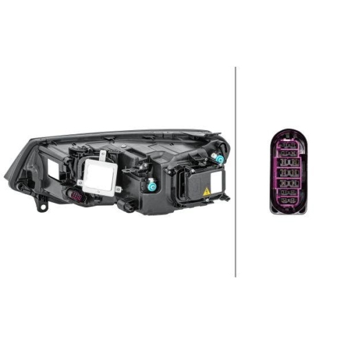 HELLA Hauptscheinwerfer 1ZT 010 328-021 für AUDI VW, rechts
