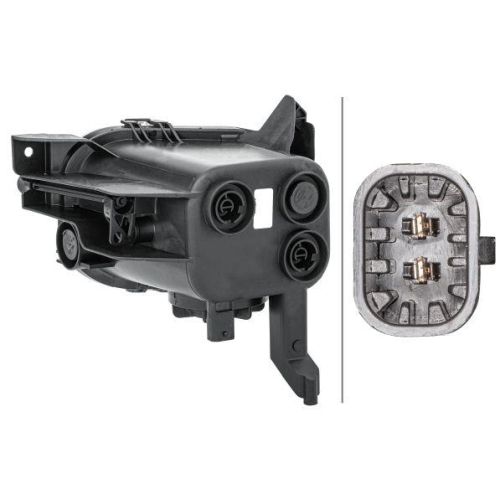 HELLA Nebelscheinwerfer 1NA 354 680-021 für OPEL VAUXHALL GENERAL MOTORS, rechts