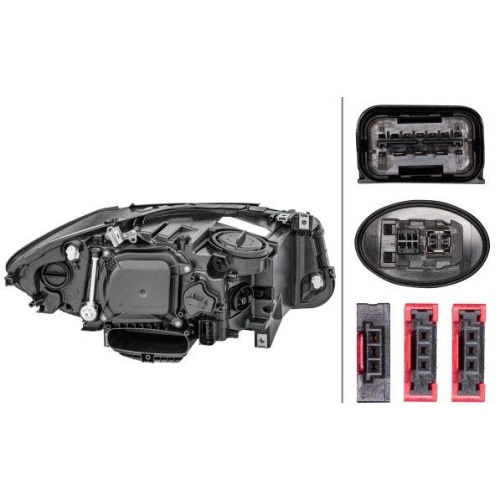 HELLA Hauptscheinwerfer 1ZT 011 087-911 für BMW BMW (BRILLIANCE), links