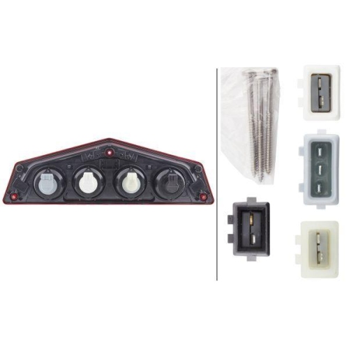 HELLA Heckleuchte 2VP 012 570-051 für, links