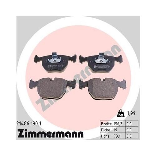 Bremsscheibe ZIMMERMANN 150.1296.52 SPORT Z für BMW, Vorderachse