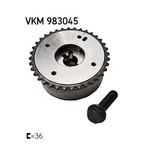 Nockenwellenversteller SKF VKM 983045 f&uuml;r TOYOTA, Einlassseite