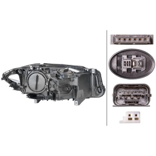 HELLA Hauptscheinwerfer 1ZS 010 131-651 für BMW, links