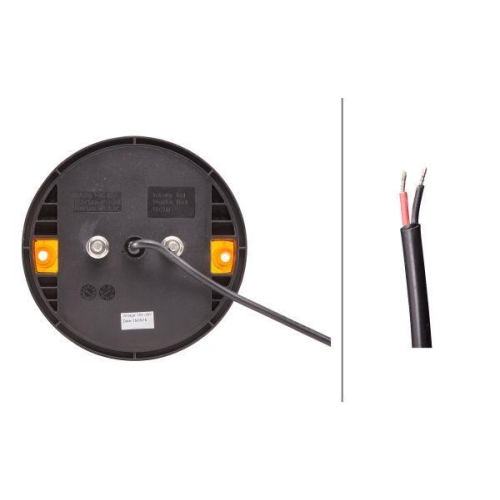 HELLA Blinkleuchte 2BA 357 026-021 VALUEFIT für, links, rechts