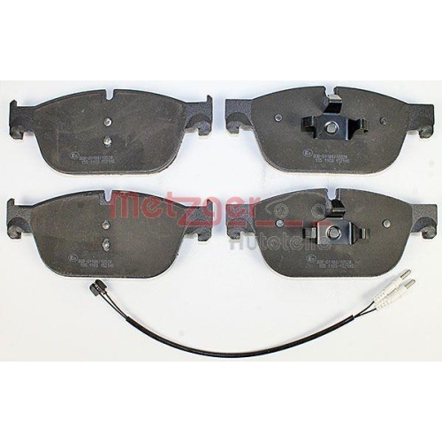 Bremsbelagsatz, Scheibenbremse METZGER 1170619 GREENPARTS f&uuml;r CITRO&Euml;N PEUGEOT