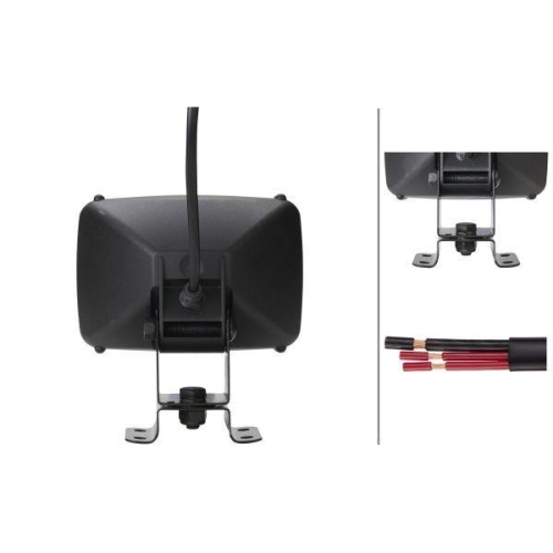 HELLA Arbeitsscheinwerfer 1GA 006 991-051 f&uuml;r DAF FRUEHAUF IVECO MASSEY FERGUSON