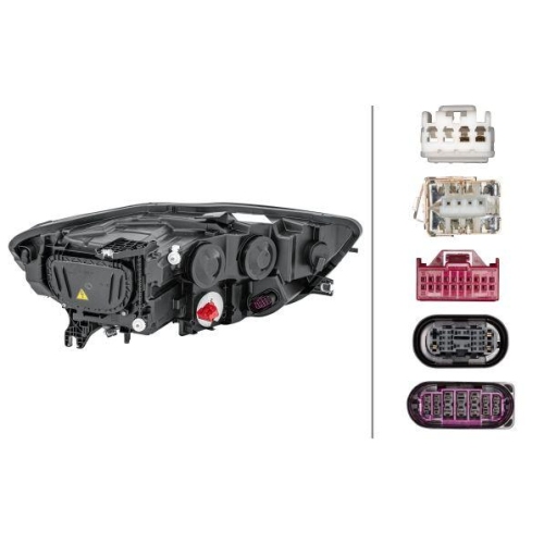 HELLA Hauptscheinwerfer 1ZT 011 150-311 f&uuml;r AUDI VW AUDI (FAW), links