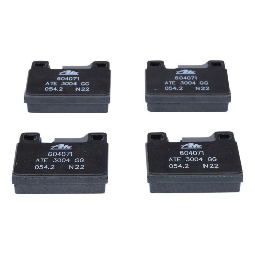 Bremsbelagsatz, Scheibenbremse ATE 13.0460-4071.2 f&uuml;r PORSCHE, Hinterachse