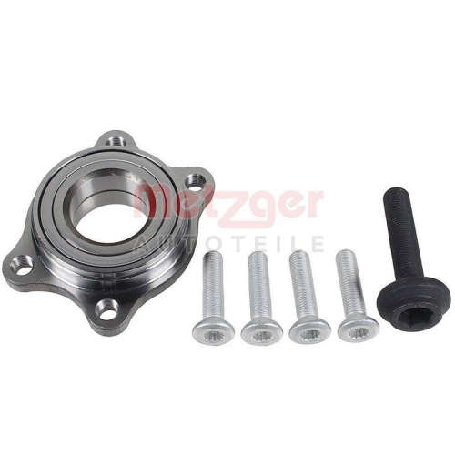 Radlagersatz METZGER WM 2102 f&uuml;r AUDI SEAT VW, Hinterachse, Vorderachse