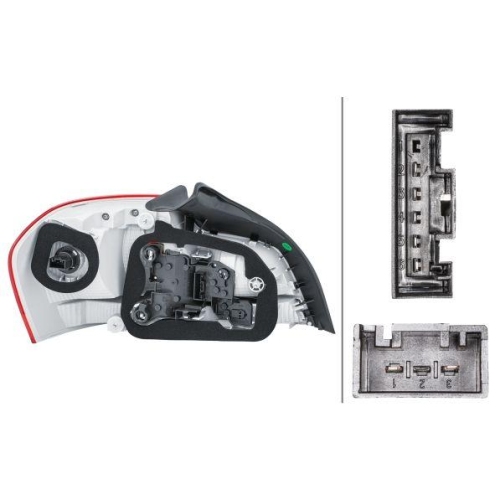 HELLA Heckleuchte 2VP 010 756-201 für BMW, rechts