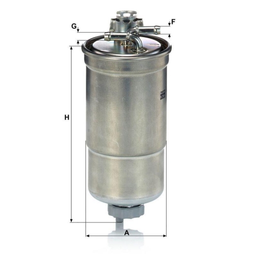 Kraftstofffilter MANN-FILTER WK 853/3 x f&uuml;r VAG JUNGHEINRICH