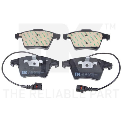 Bremsbelagsatz, Scheibenbremse NK 224783 f&uuml;r VW, Vorderachse