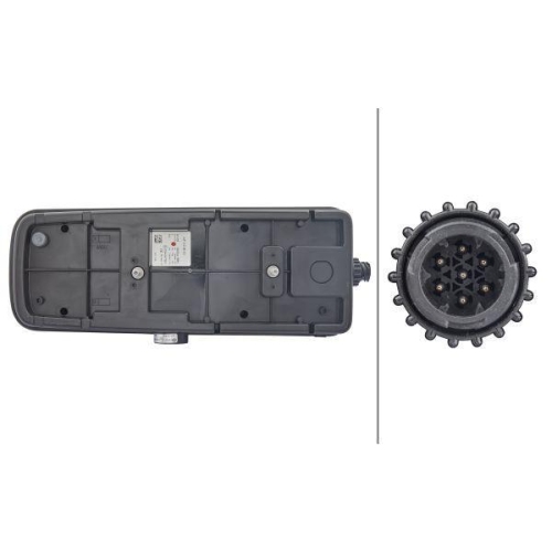 HELLA Heckleuchte 2VP 012 381-061 für DAF MAN TATRA, rechts