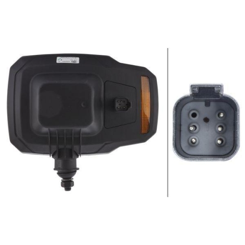 HELLA Hauptscheinwerfer 1EA 328 450-521 für, rechts