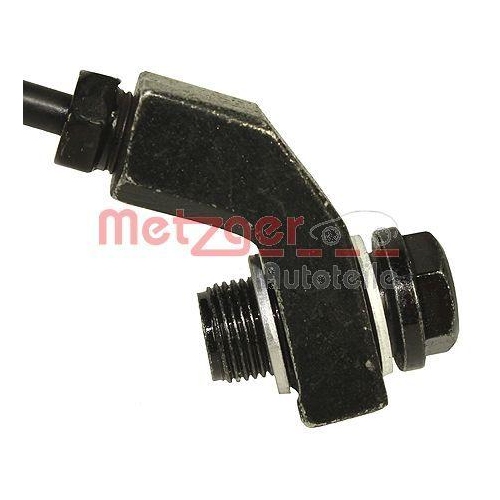 Bremsschlauch METZGER 4119366 f&uuml;r VAG, Hinterachse links, am Bremssattel