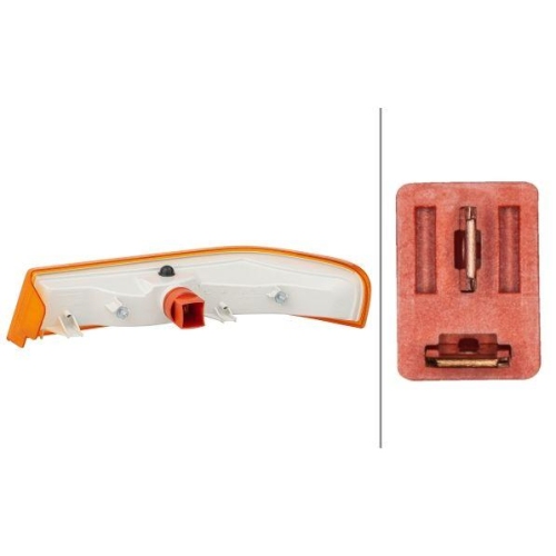 HELLA Blinkleuchte 2BA 007 775-061 f&uuml;r DAF MERCEDES-BENZ, vorne rechts