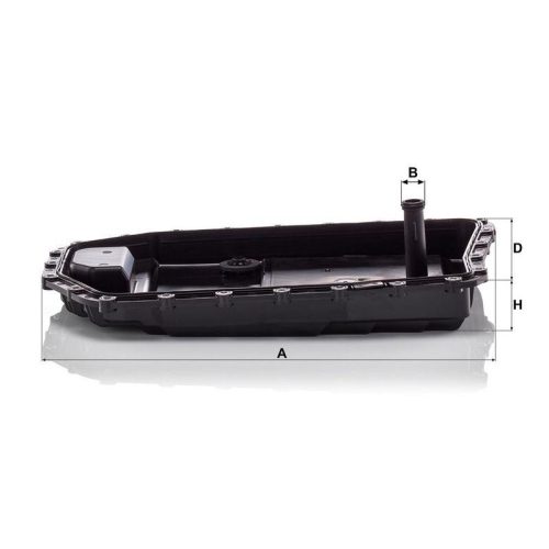 Hydraulikfilter, Automatikgetriebe MANN-FILTER H 50 001 f&uuml;r BMW BMW (BRILLIANCE)