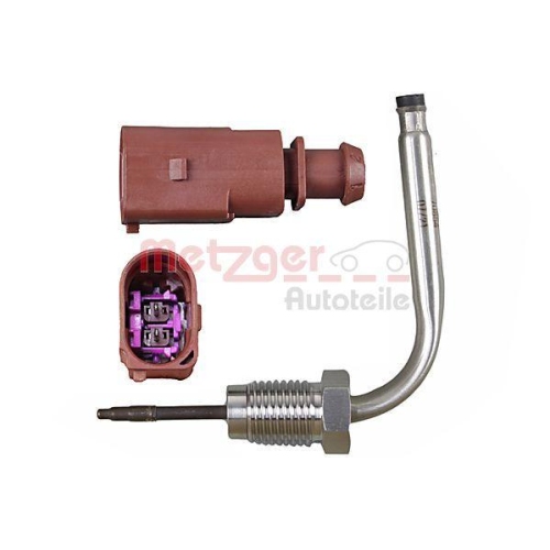 Sensor, Abgastemperatur METZGER 0894970 f&uuml;r VW, vor Ru&szlig;partikelfilter
