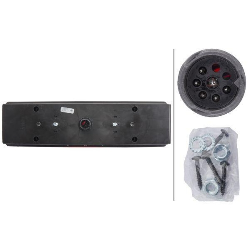 HELLA Heckleuchte 2VD 008 204-071 für MAN SCANIA SCHWARZMÜLLER, links