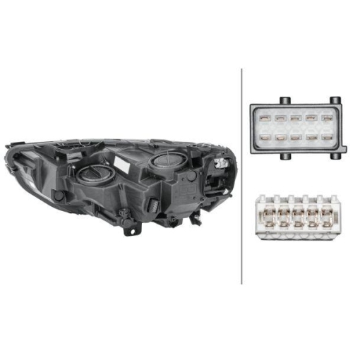 HELLA Hauptscheinwerfer 1EG 354 869-041 für OPEL, rechts