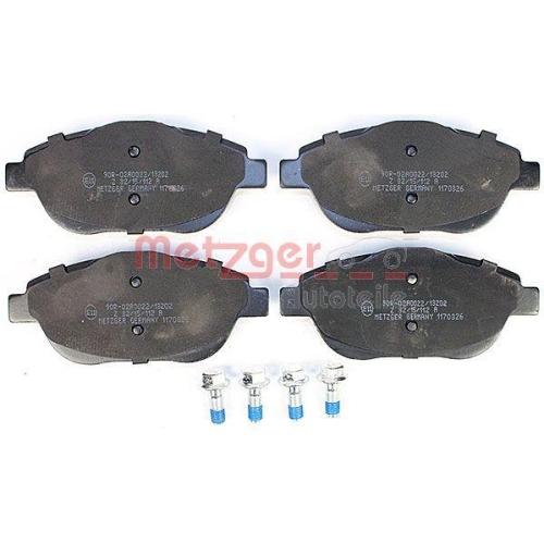 Bremsbelagsatz, Scheibenbremse METZGER 1170326 GREENPARTS f&uuml;r CITRO&Euml;N OPEL DS