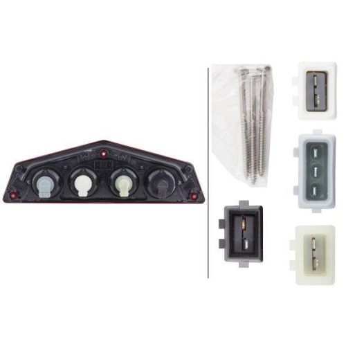 HELLA Heckleuchte 2VP 012 570-041 für, rechts