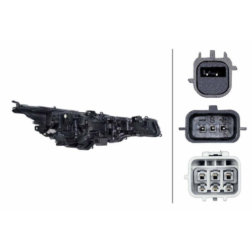 HELLA 1EX 354 886-011 Hauptscheinwerfer HELLA VALUEFIT f&uuml;r TOYOTA, links
