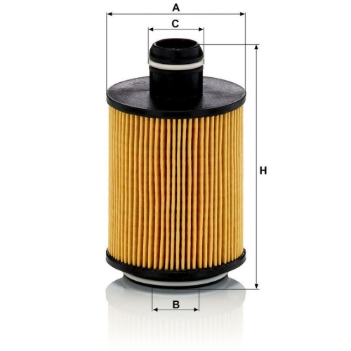 &Ouml;lfilter MANN-FILTER HU 712/11 x f&uuml;r CITRO&Euml;N FIAT FORD PEUGEOT SUZUKI PIAGGIO