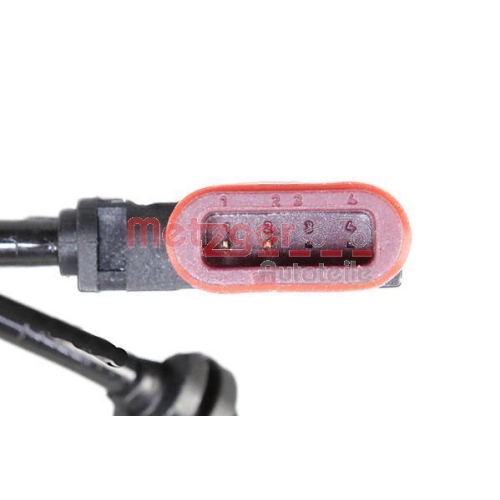 Sensor, Raddrehzahl METZGER 09001472 GREENPARTS f&uuml;r MERCEDES-BENZ, Hinterachse