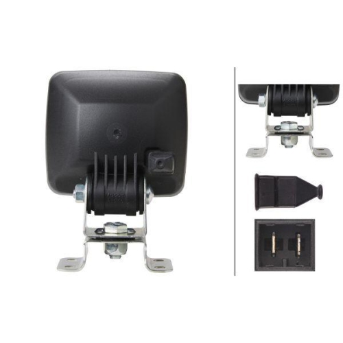 HELLA Arbeitsscheinwerfer 1GA 007 506-011 für AEBI AUDI DAF FRUEHAUF IVECO VOLVO