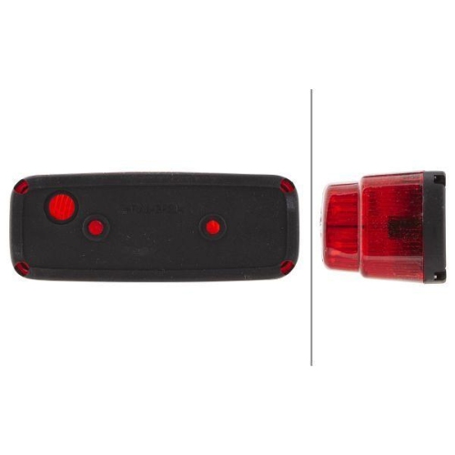 HELLA Schlussleuchte 2SA 997 027-001 für IVECO MAN HEULIEZ LIEBHERR KÖGEL, links