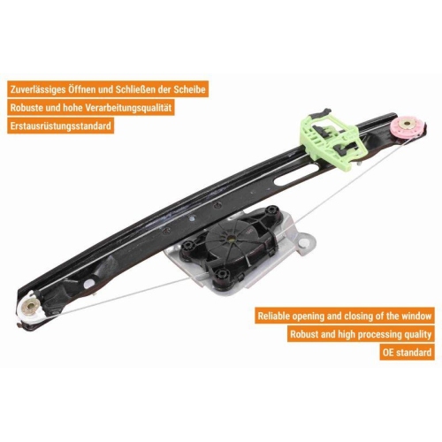 VAICO Fensterheber links und rechts elektrisch hinten V20-1540 + V20-1539 f&uuml;r BMW