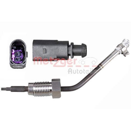 Sensor, Abgastemperatur METZGER 0894975 f&uuml;r AUDI, vor Abgasturbolader