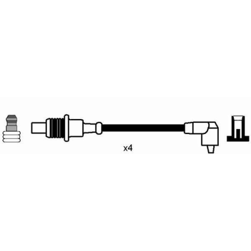 Zündleitungssatz NGK 8471 für PEUGEOT