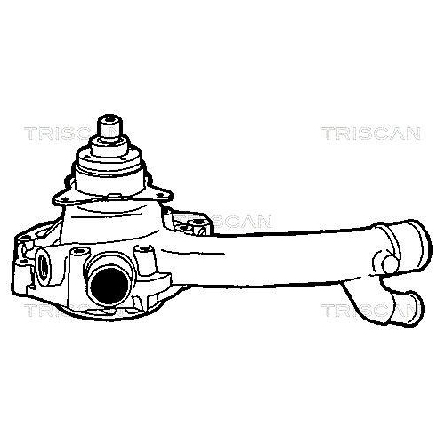 Wasserpumpe, Motork&uuml;hlung TRISCAN 8600 23828 f&uuml;r MERCEDES-BENZ SSANGYONG DAEWOO