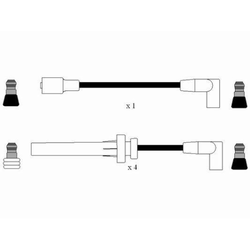 Z&uuml;ndleitungssatz NGK 7248 f&uuml;r CHRYSLER DODGE, f&uuml;r Fahrzeuge mit Z&uuml;ndverteiler