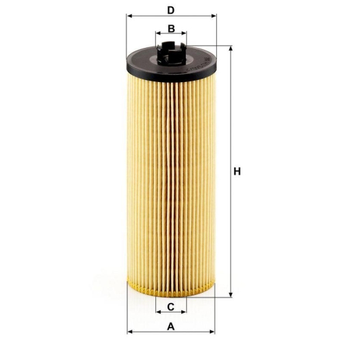 &Ouml;lfilter MANN-FILTER HU 945/2 x f&uuml;r MERCEDES-BENZ CLAAS TEREX SETRA