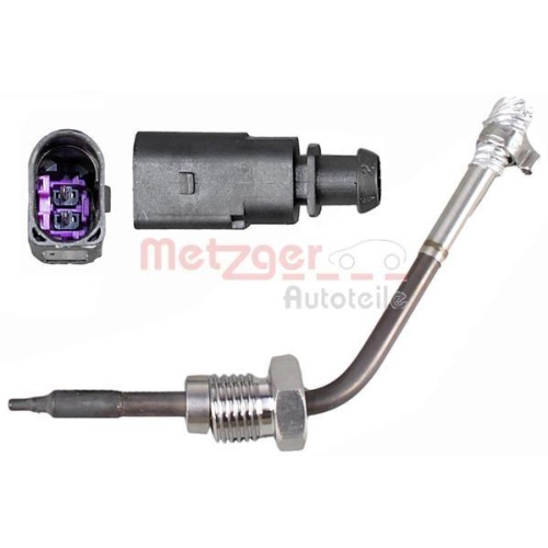 Sensor, Abgastemperatur METZGER 0894977 GREENPARTS f&uuml;r AUDI, vor Abgasturbolader