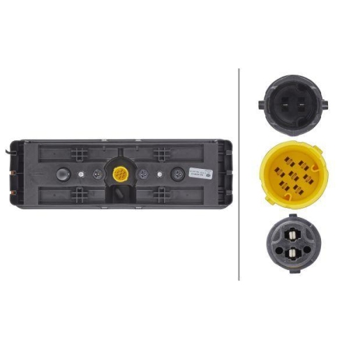 HELLA Heckleuchte 2VP 340 961-211 für DAF SCANIA, links