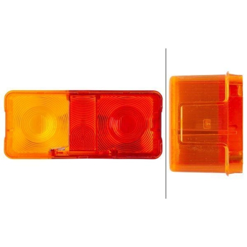 HELLA Lichtscheibe, Heckleuchte 9EL 112 741-001 f&uuml;r DAF FIAT FORD VOLVO VW O&K