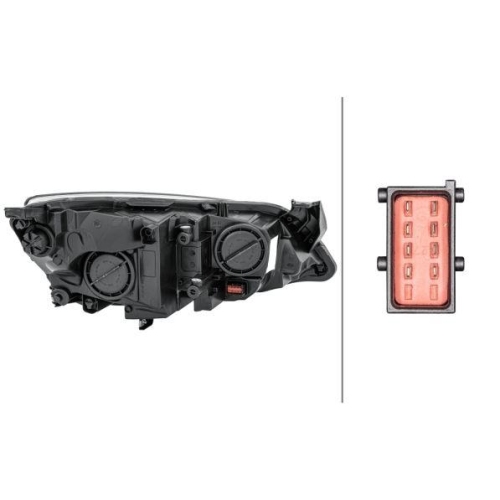 HELLA Hauptscheinwerfer 1EG 010 011-311 für OPEL GENERAL MOTORS, links