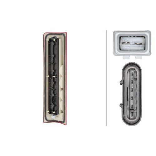 HELLA Heckleuchte 2SK 008 208-061 für DAF IVECO, rechts