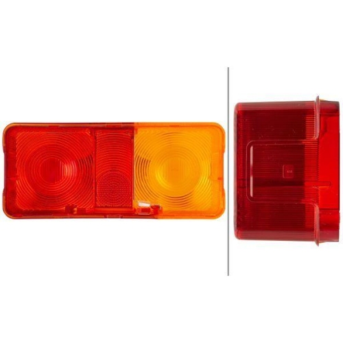 HELLA Lichtscheibe, Heckleuchte 9EL 112 743-001 f&uuml;r AUW&Auml;RTER FIAT FORD VOLVO VW