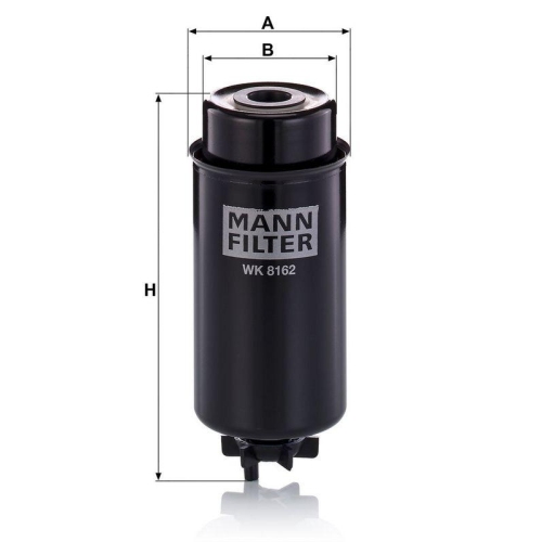 MANN-FILTER WK 8162 Kraftstofffilter f&uuml;r LIEBHERR CLAAS JOHN DEERE DOOSAN
