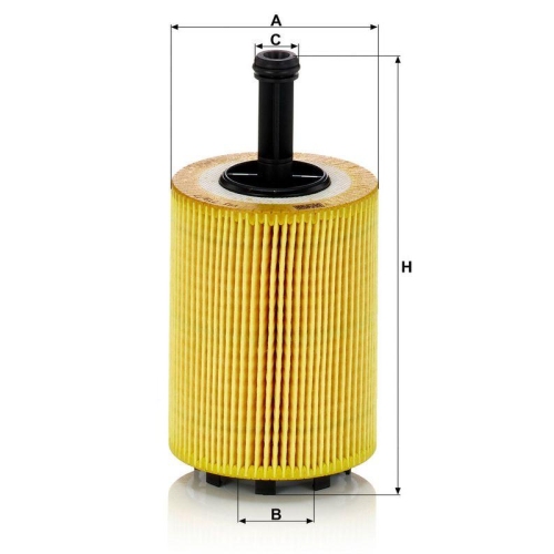 &Ouml;lfilter MANN-FILTER HU 719/7 x f&uuml;r CHRYSLER FIAT FORD MITSUBISHI VAG STILL