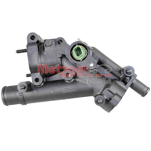 Thermostatgeh&auml;use METZGER 4010194 f&uuml;r CITRO&Euml;N PEUGEOT, Zylinderkopf