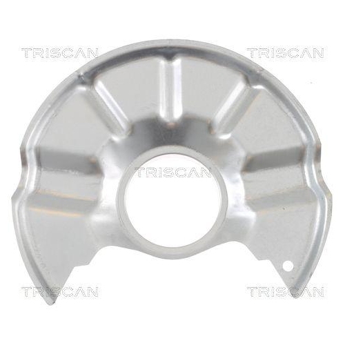 Spritzblech, Bremsscheibe TRISCAN 8125 27116 f&uuml;r VOLVO, Vorderachse