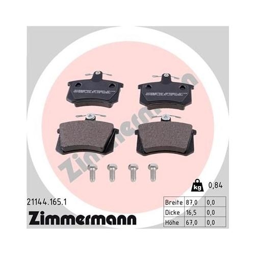 Bremsscheibe ZIMMERMANN 100.1232.20 COAT Z für VAG, Hinterachse